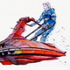 Illustration for article titled Chris Foss Designed Totally Thrilling Rocket Sled Art For emFlash Gordon/em